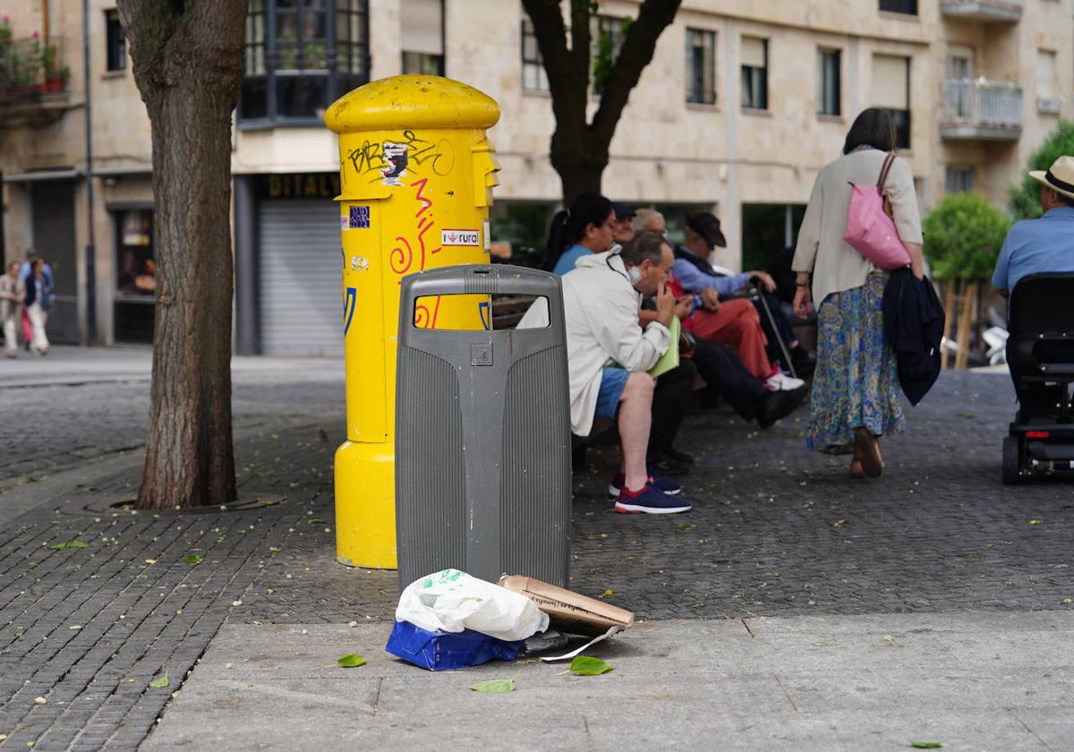 La basura se deja dentro, no fuera
