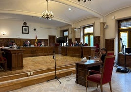 J.M.V.J. durante el juicio celebrado en la Audiencia Provincial.