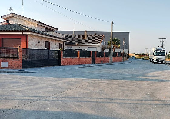 Nueva imagen de la calle Verbena en Alba de Tormes.