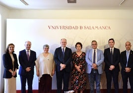 Representantes de ambas universidades.