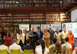 Acto de entrega de los proyectos.