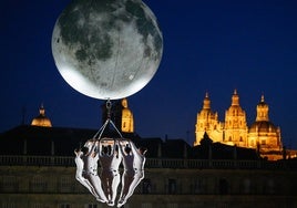La compañía Sylphes Aerial Ballet, en su espectáculo del año pasado.