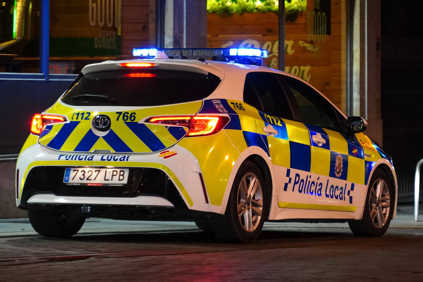Patrulla de la Policía Local.