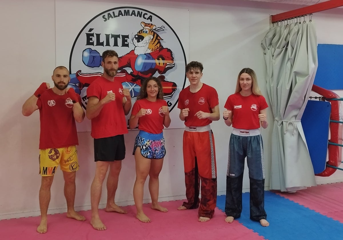 Parte de los deportistas de la Escuela Élite que irán a Hungría.