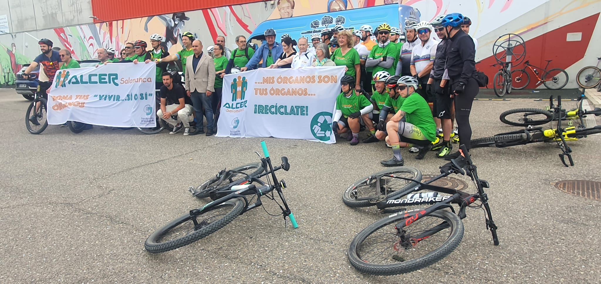 Un "pelotón verde" que ya circula por la provincia con origen en Villares