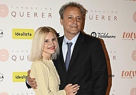 Eugenia Martínez de Irujo y Narcís Rebollo, en un acto.