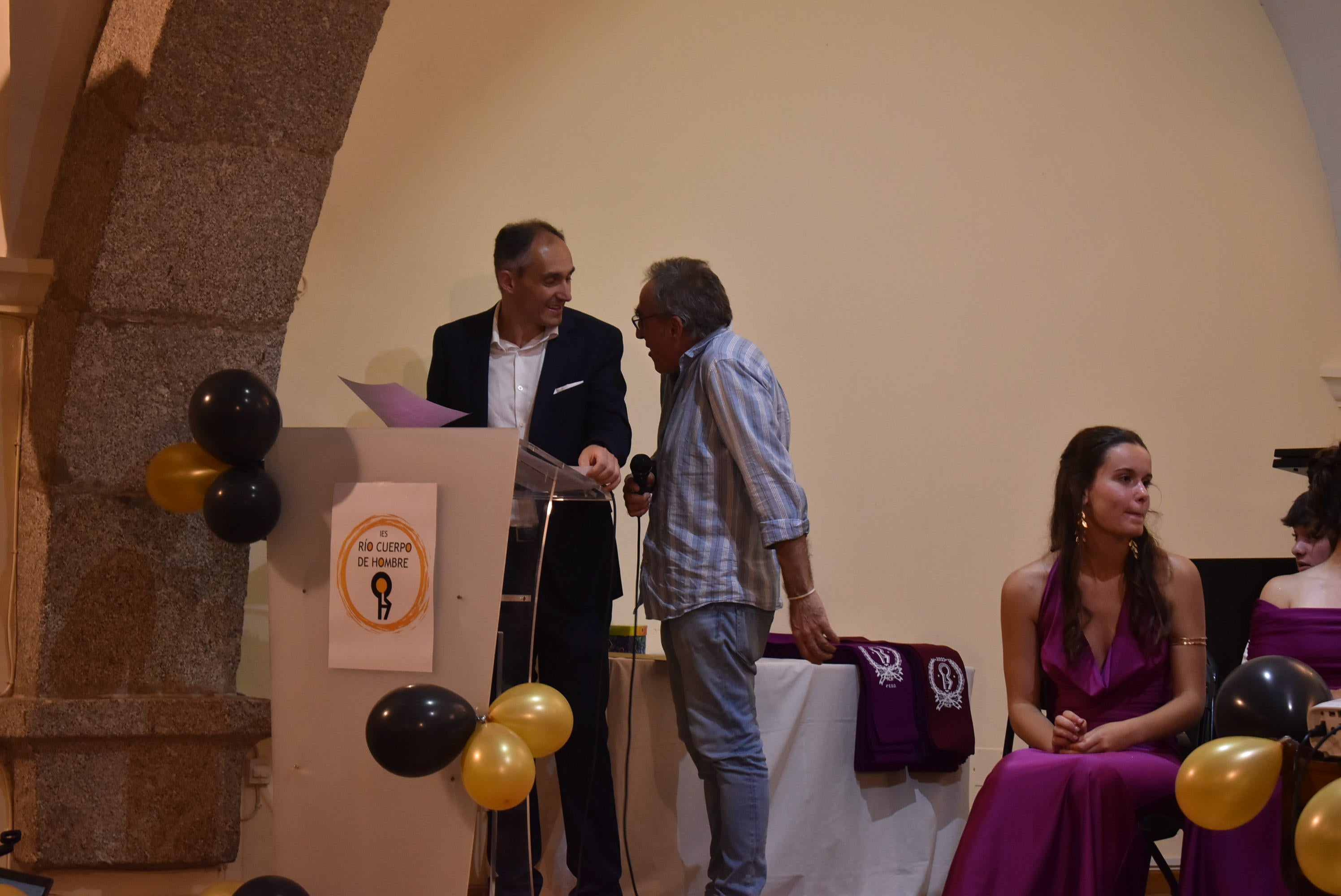 Graduación de los alumnos de 4º de la ESO y Bachillerato del IES Río Cuerpo de Hombre en Béjar