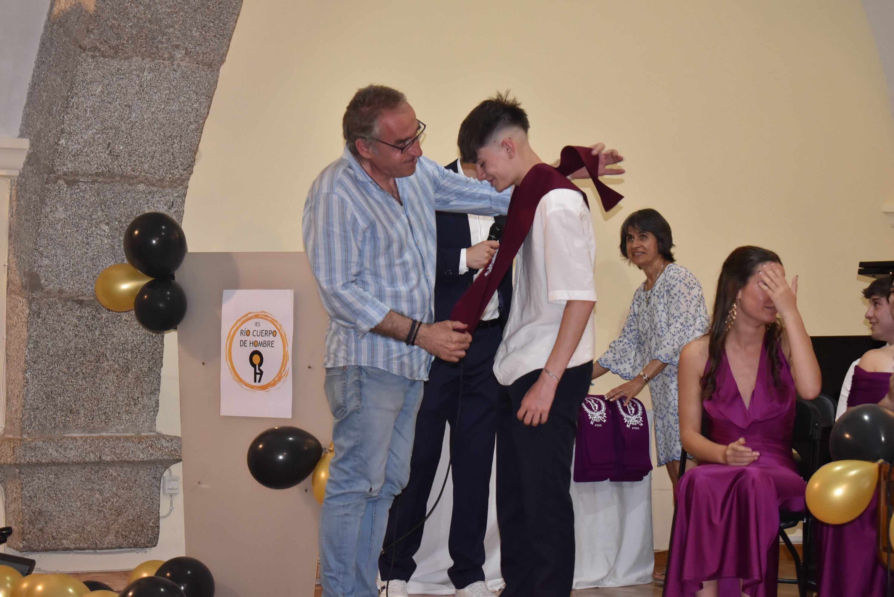 Graduación de los alumnos de 4º de la ESO y Bachillerato del IES Río Cuerpo de Hombre en Béjar
