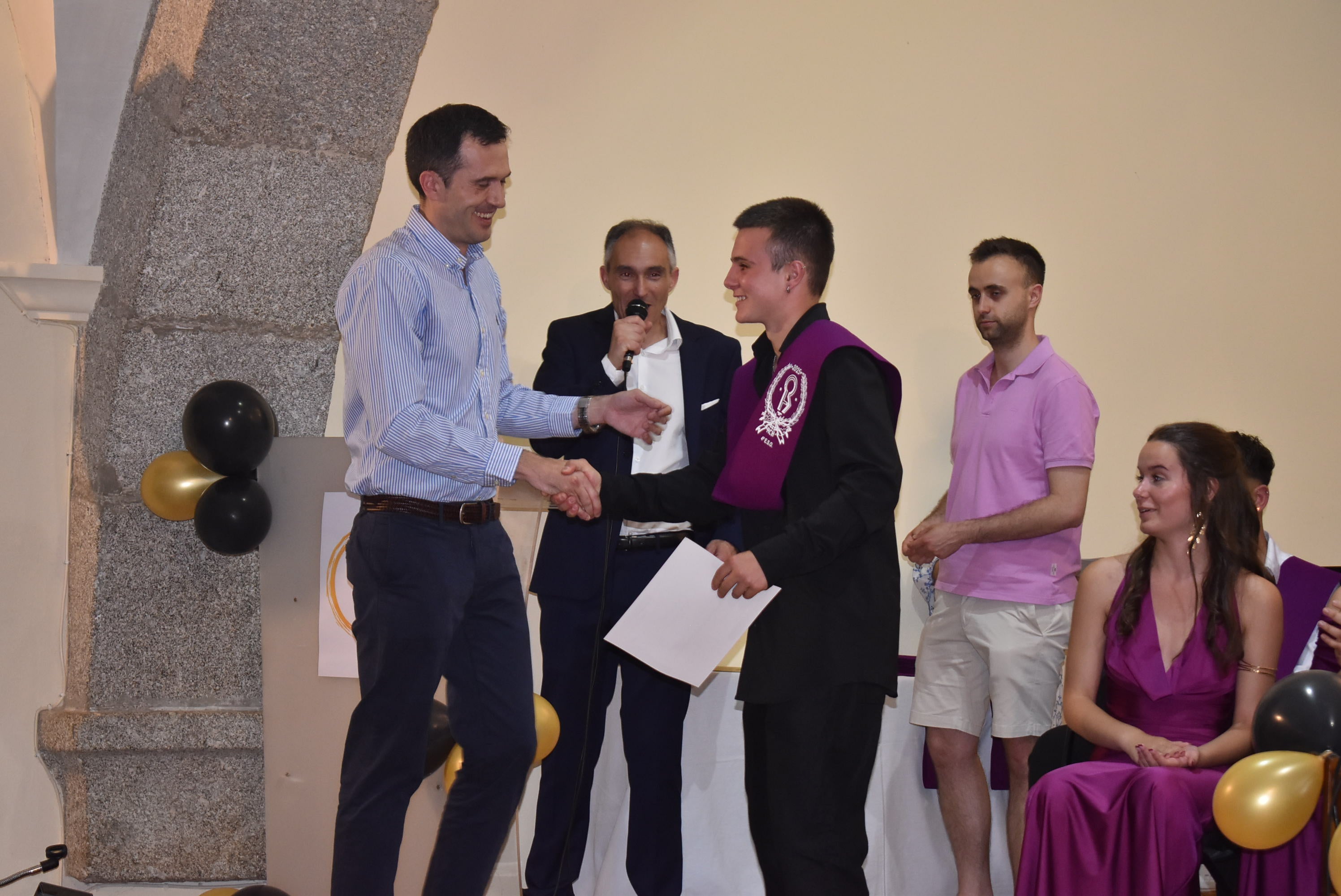 Graduación de los alumnos de 4º de la ESO y Bachillerato del IES Río Cuerpo de Hombre en Béjar