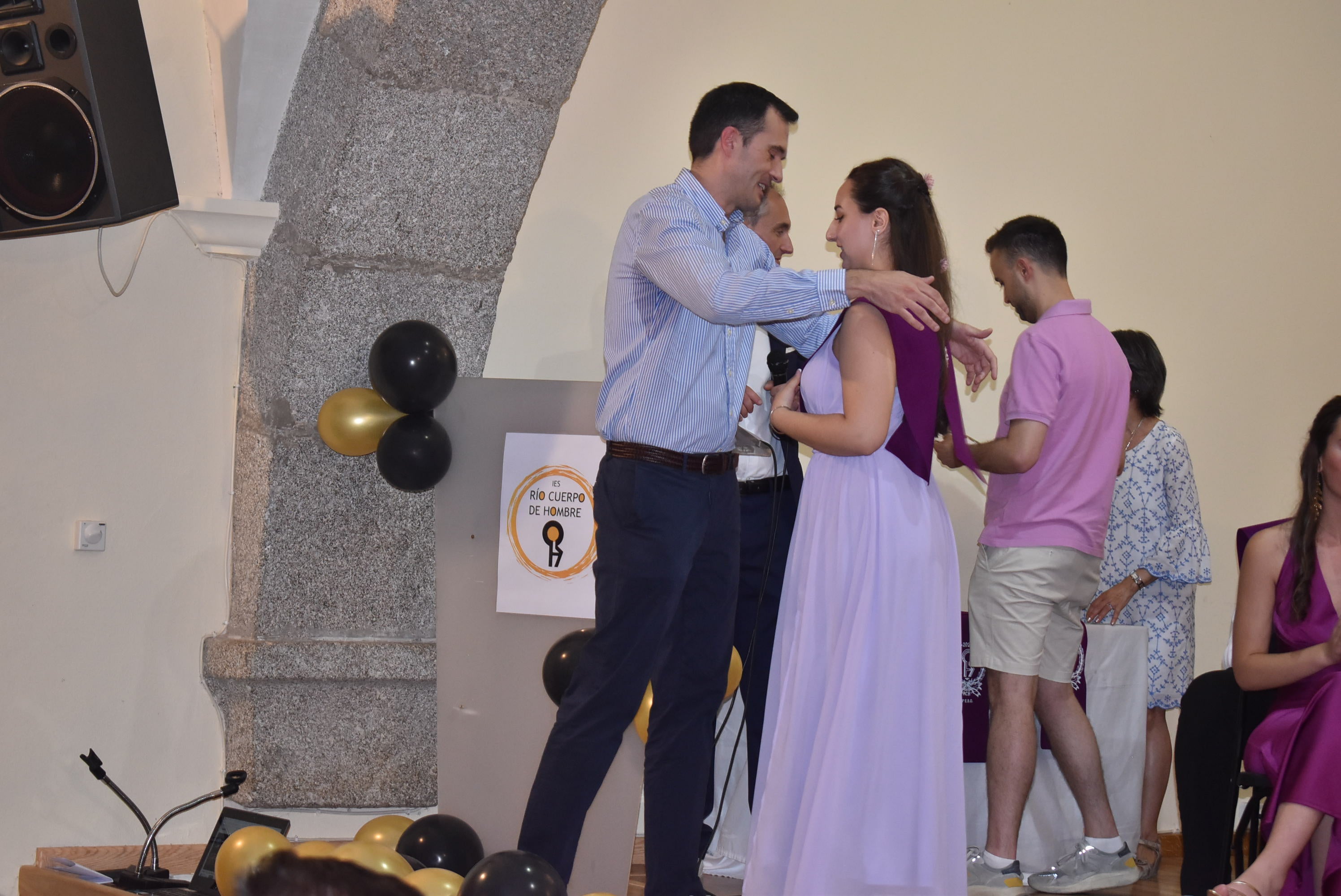 Graduación de los alumnos de 4º de la ESO y Bachillerato del IES Río Cuerpo de Hombre en Béjar