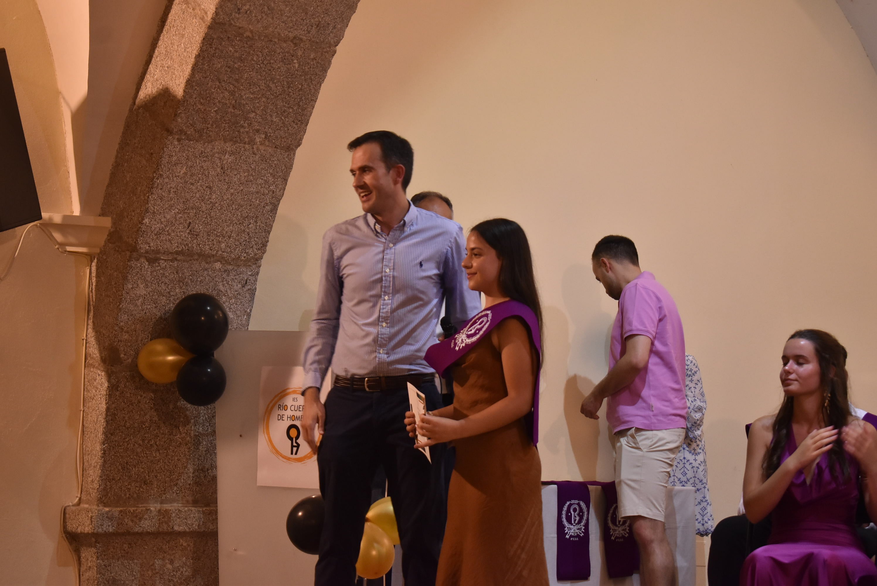 Graduación de los alumnos de 4º de la ESO y Bachillerato del IES Río Cuerpo de Hombre en Béjar