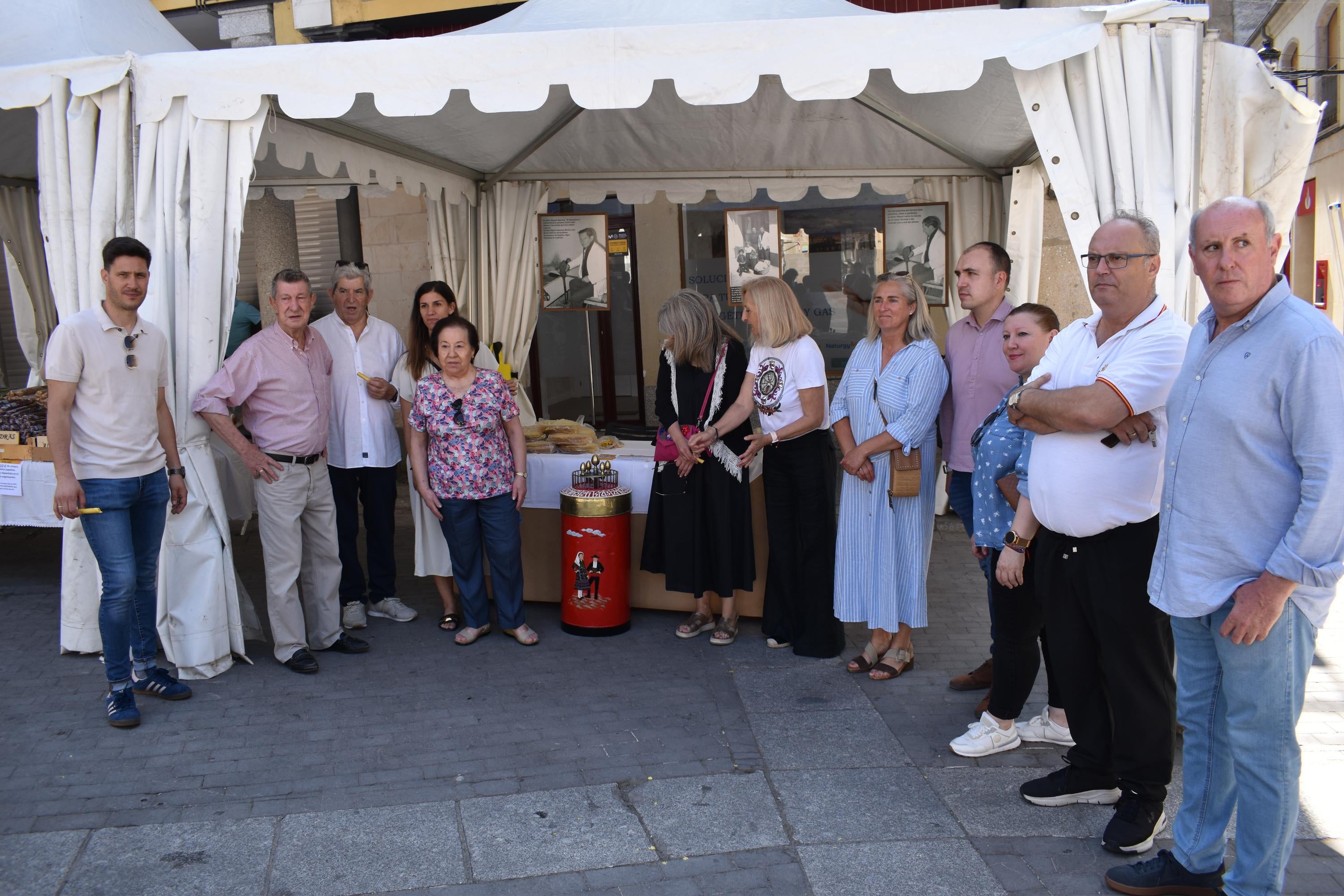 Sin animales, pero con esencia en la Feria de San Antonio de Alba de Tormes