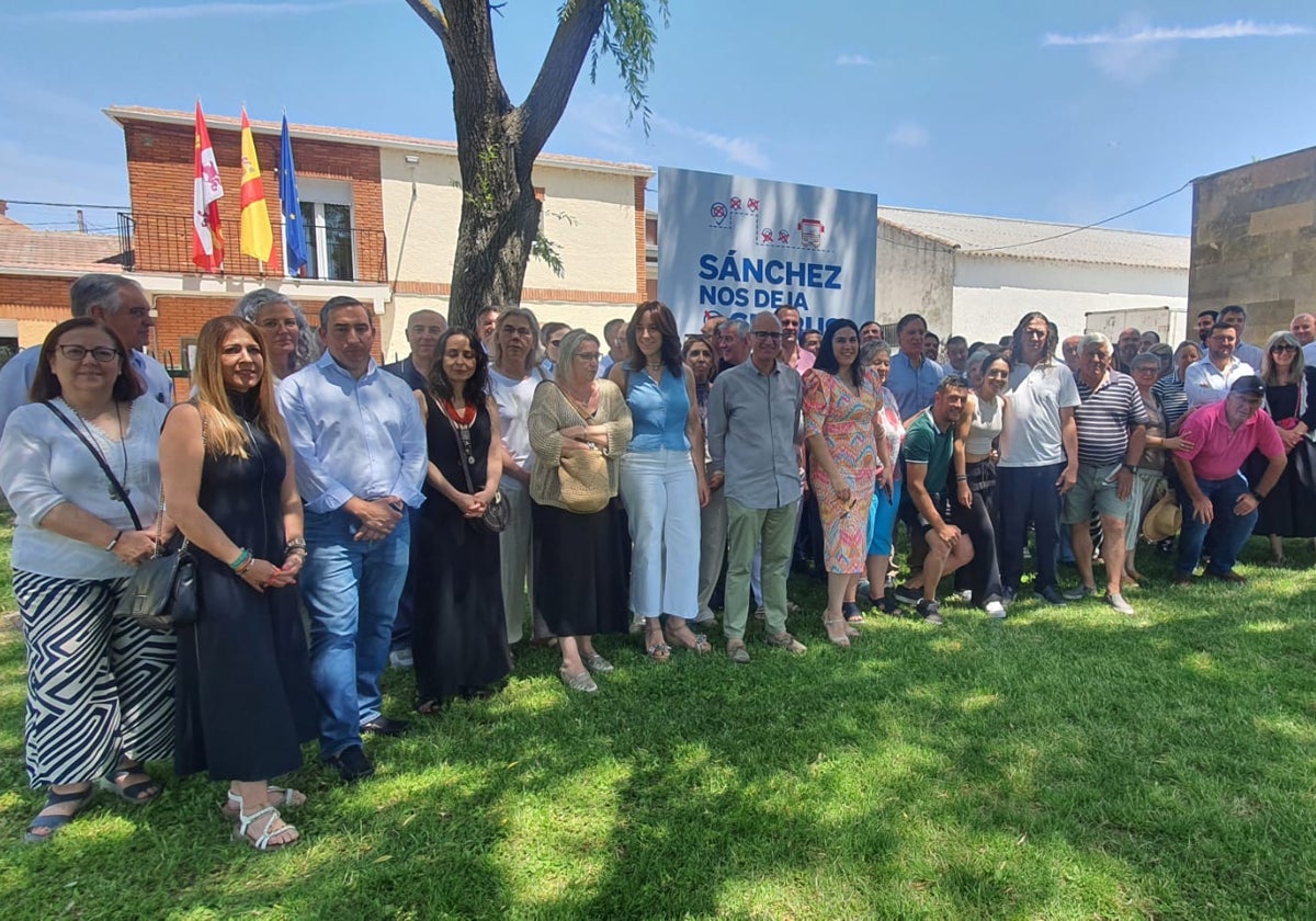 Movilización del PP contra la supresión de paradas de autobús por parte del Gobierno Central