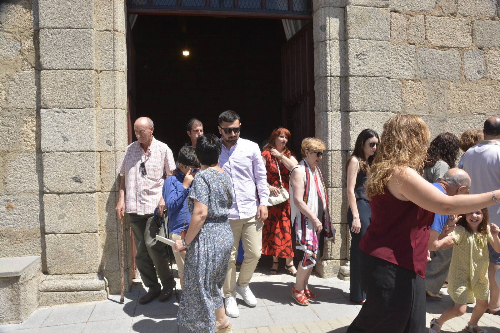 Malpartida sale en procesión con San Antonio