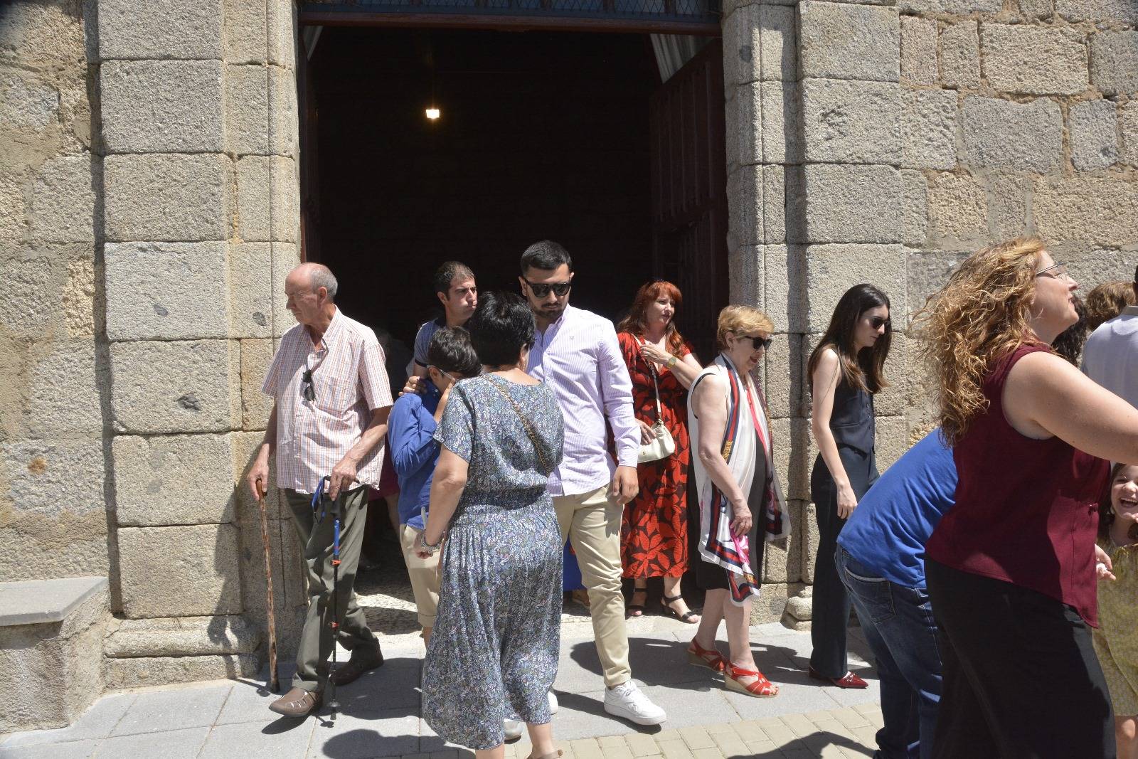 Malpartida sale en procesión con San Antonio