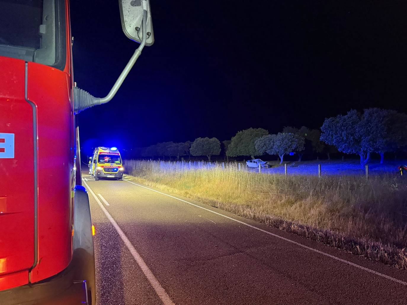 Gravísimo accidente en Sando: un conductor en estado crítico tras perder el control de su vehículo y salirse de la vía
