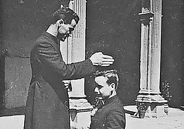 Peter O`Grady, durante su estadía en el Colegio de Fonseca.