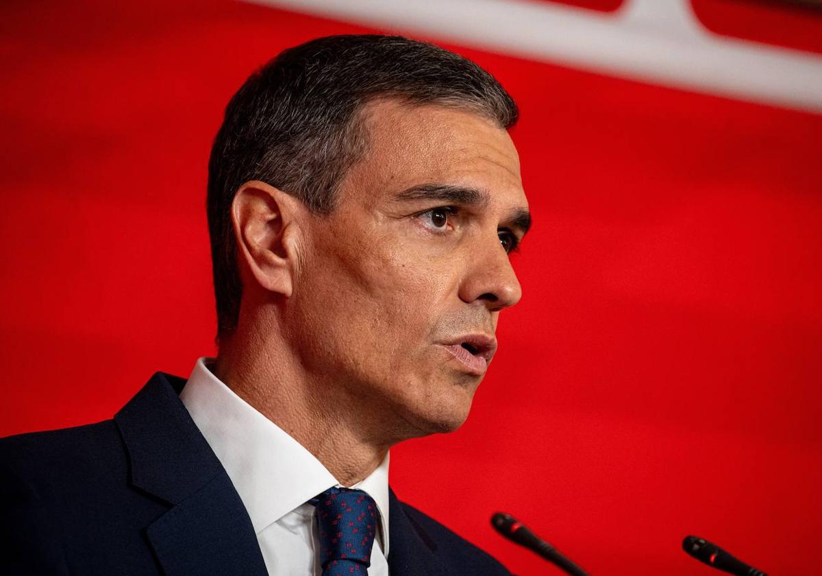 El presidente del Gobierno y Secretario General del PSOE, Pedro Sánchez.
