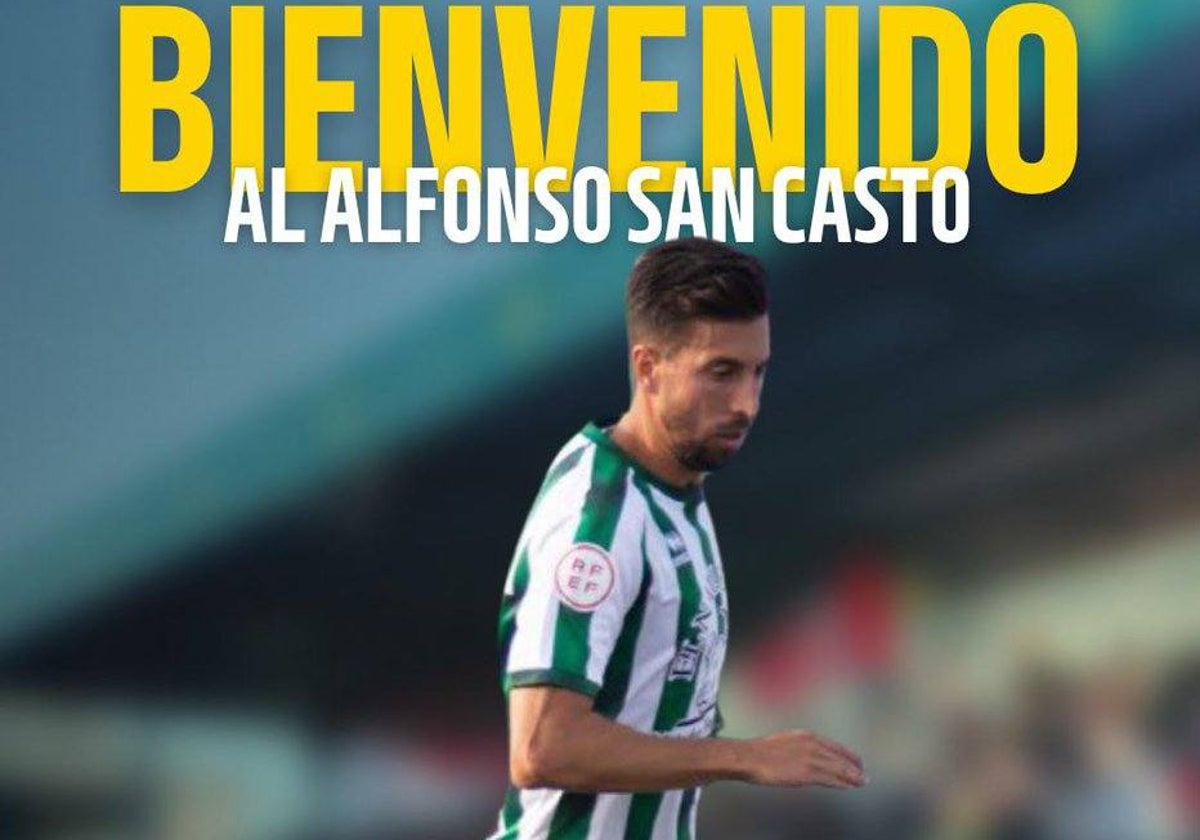 Álvaro Coque recala en la Unión Deportiva Santa Marta