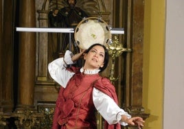 Guadalupe Lancho en escena en Cantaracillo
