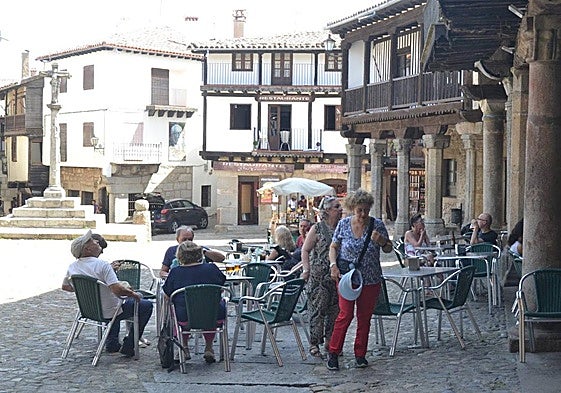 Imagen de los vecinos en La Alberca.