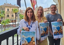Diana Fernández, Concepción Miguélez y Miguel Ángel Caro.