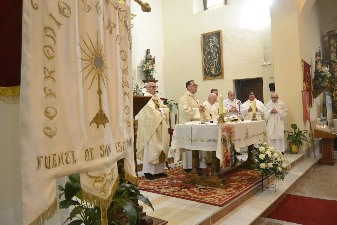 La Fuente de San Esteban se entrega al Corpus