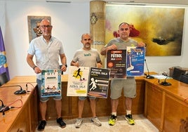 Ángel García, Pedro José Pérez y Jorge García.