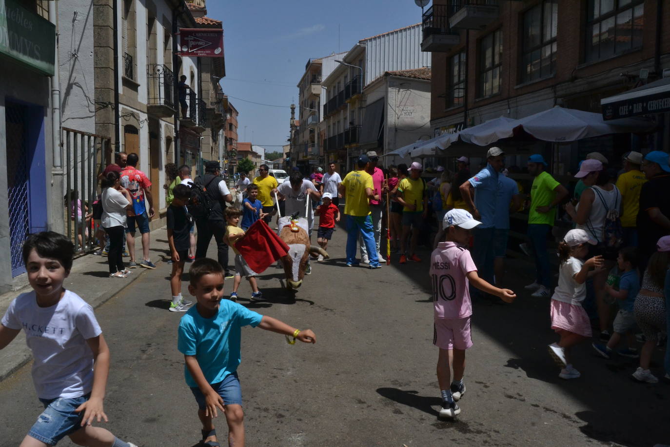 Divertido encierro de Corpus en Vitigudino