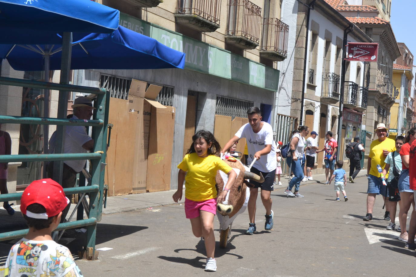 Divertido encierro de Corpus en Vitigudino