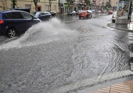 Imagen de un día lluvioso en Salamanca.