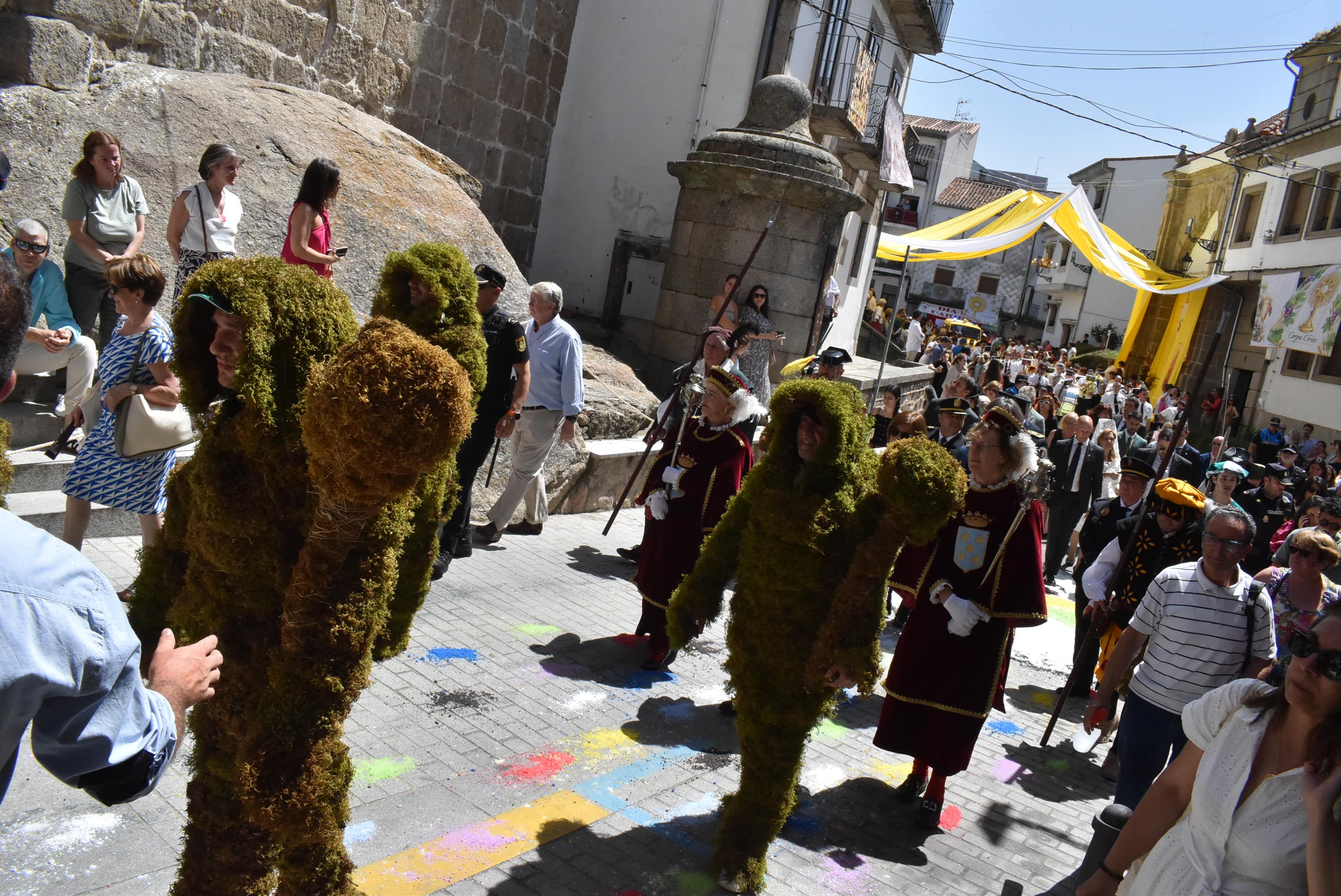 Béjar cumple un año más con la procesión del Corpus Christi como Fiesta de Interés Turístico Internacional