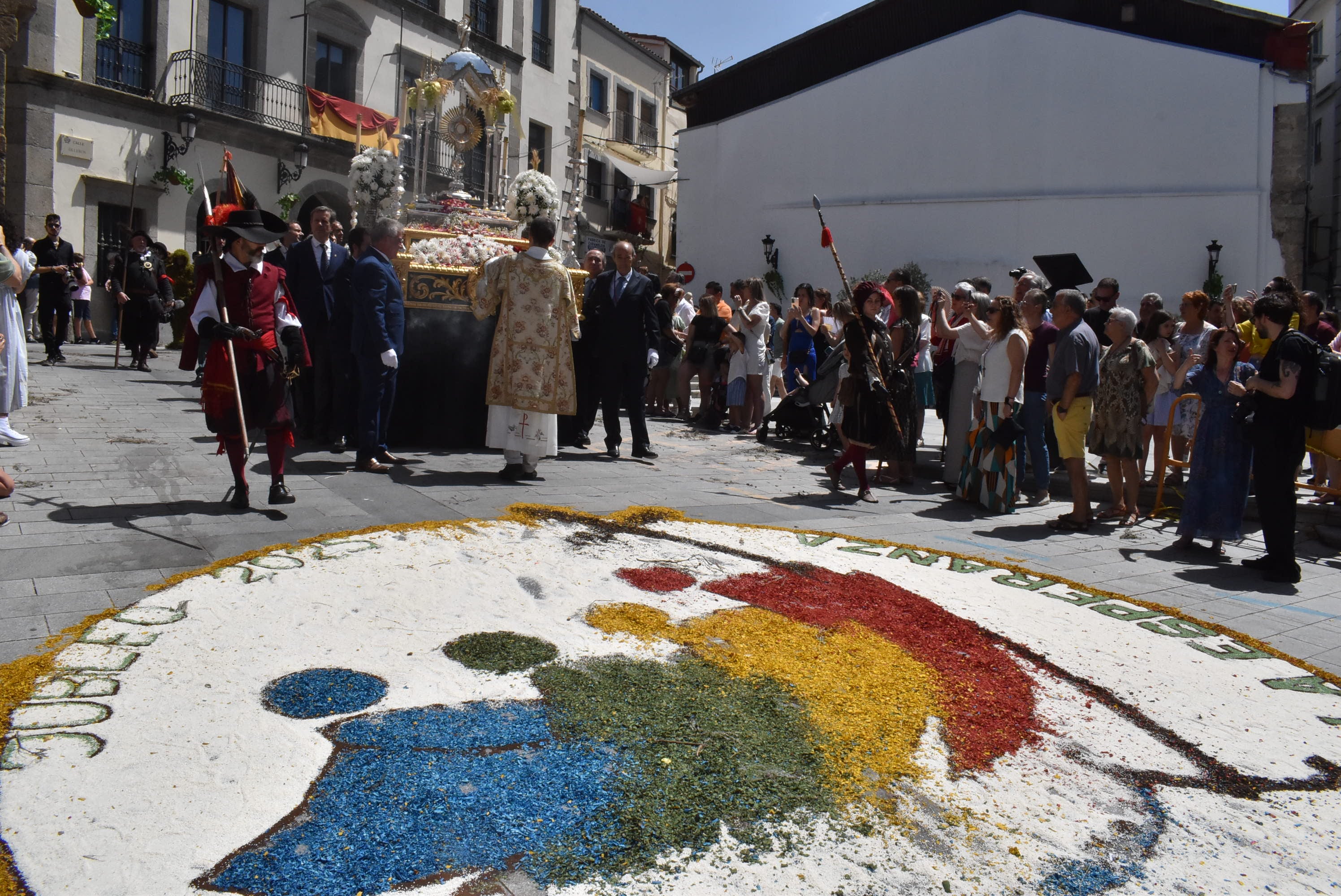 Béjar cumple un año más con la procesión del Corpus Christi como Fiesta de Interés Turístico Internacional