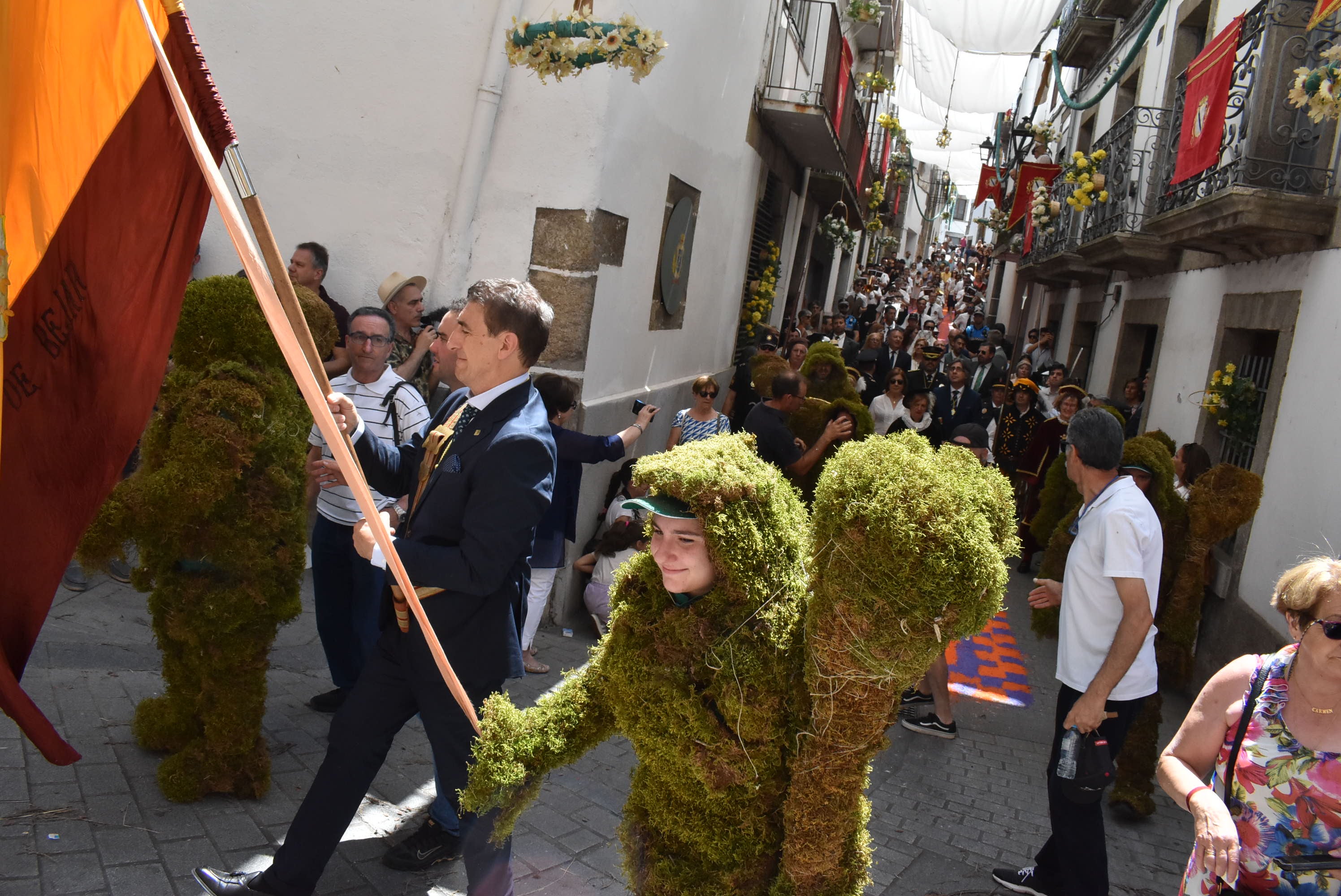 Los Hombres de Musgo en Béjar: una experiencia para repetir a pesar del calor