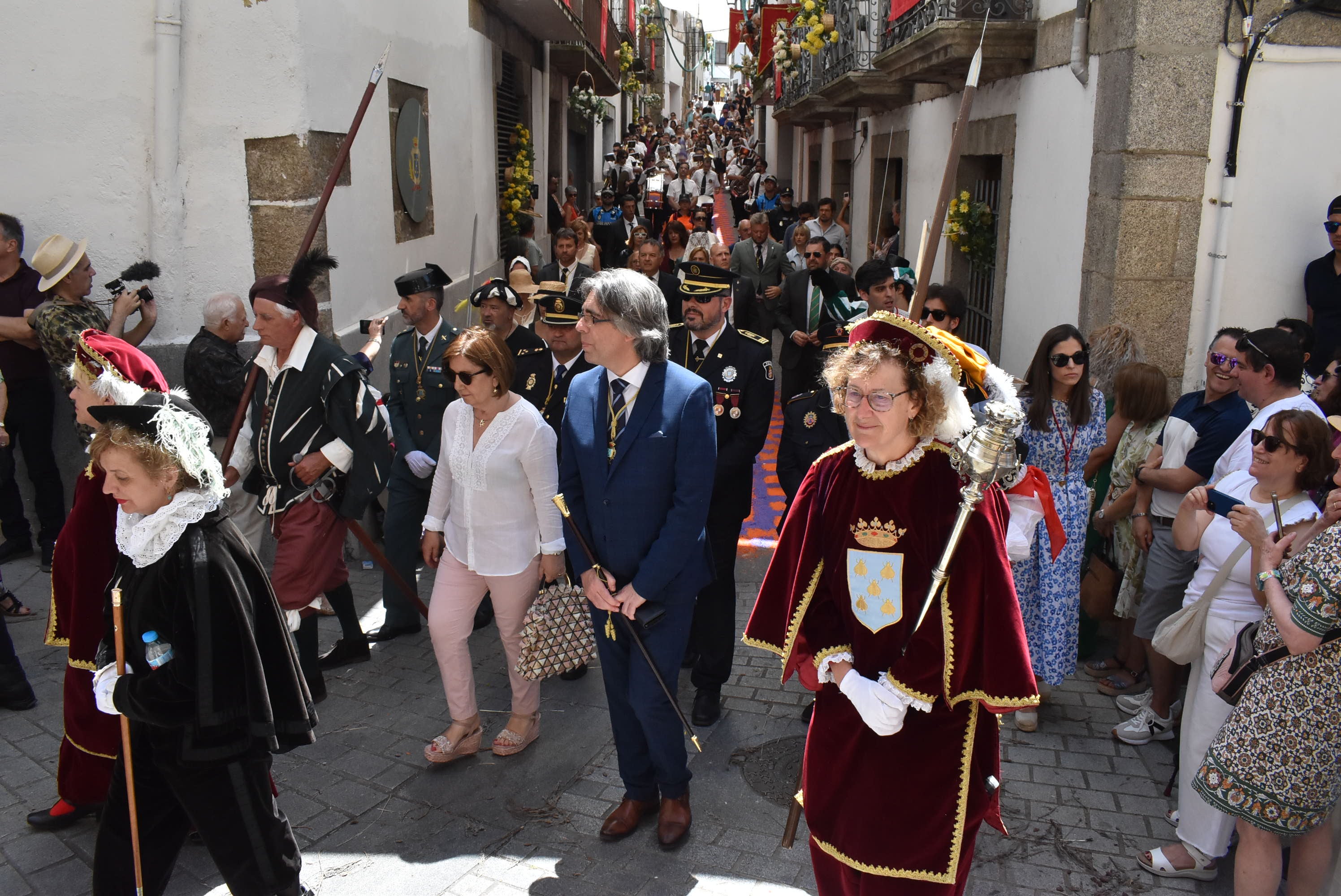 Béjar cumple un año más con la procesión del Corpus Christi como Fiesta de Interés Turístico Internacional
