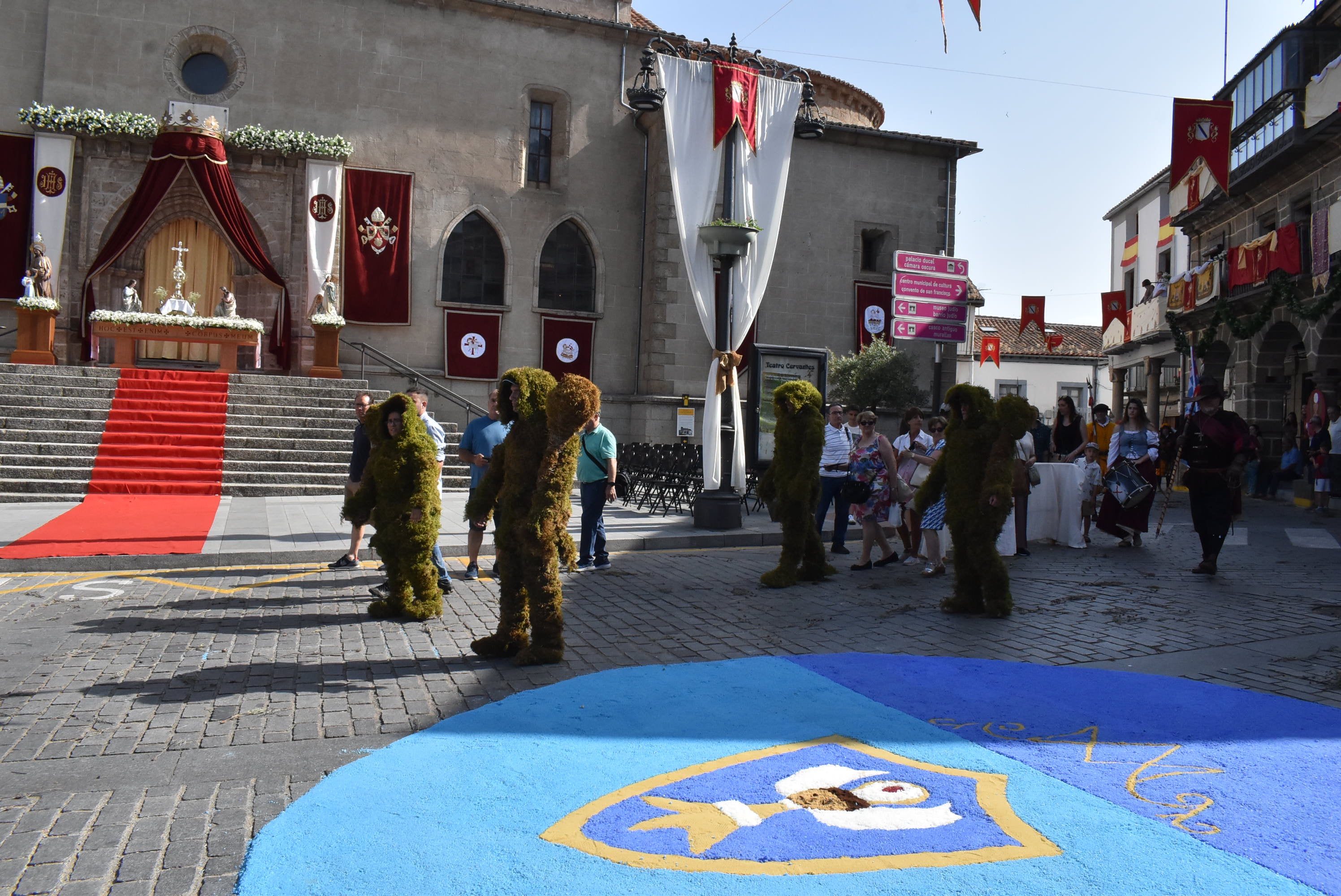 Béjar cumple un año más con la procesión del Corpus Christi como Fiesta de Interés Turístico Internacional