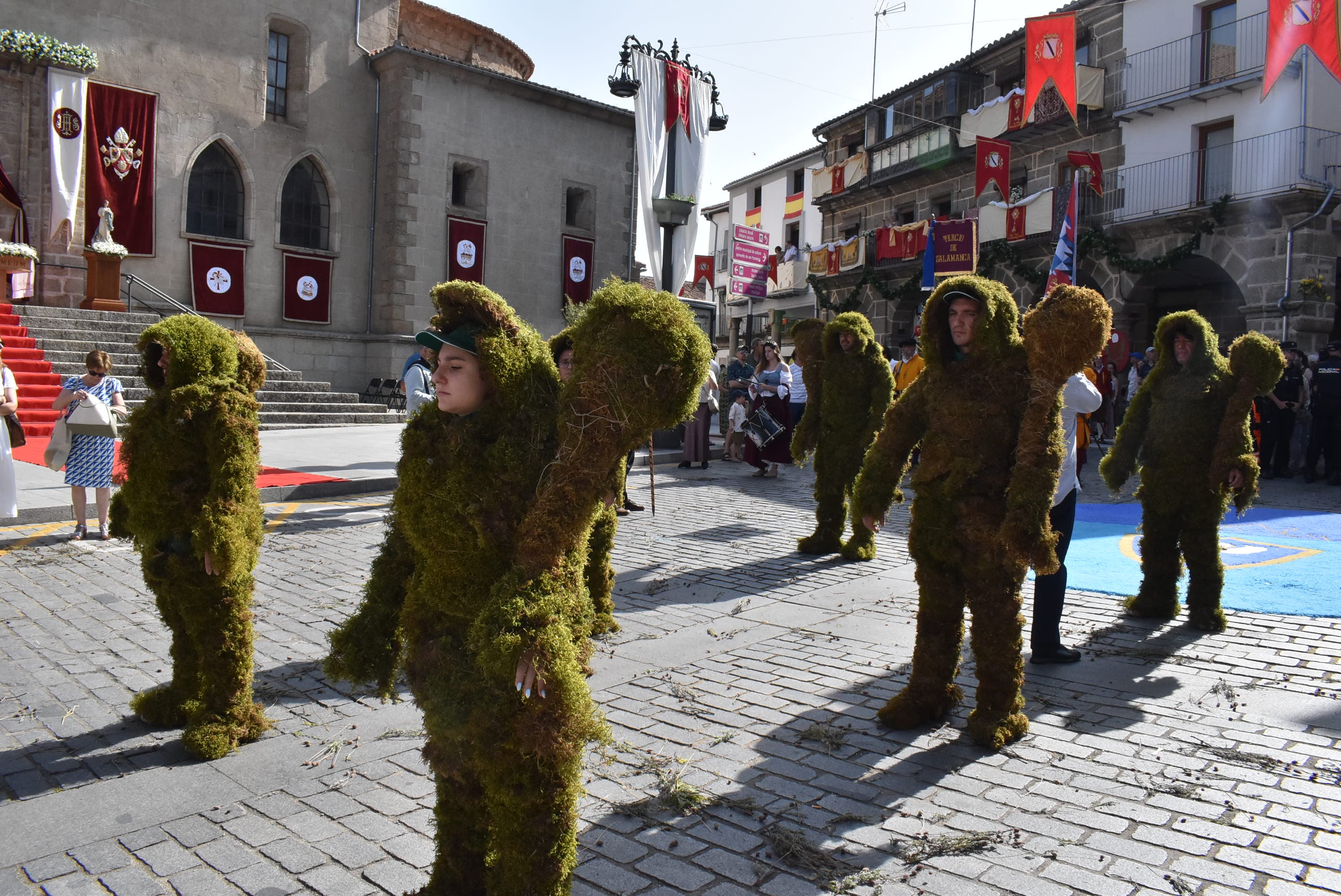 Béjar cumple un año más con la procesión del Corpus Christi como Fiesta de Interés Turístico Internacional