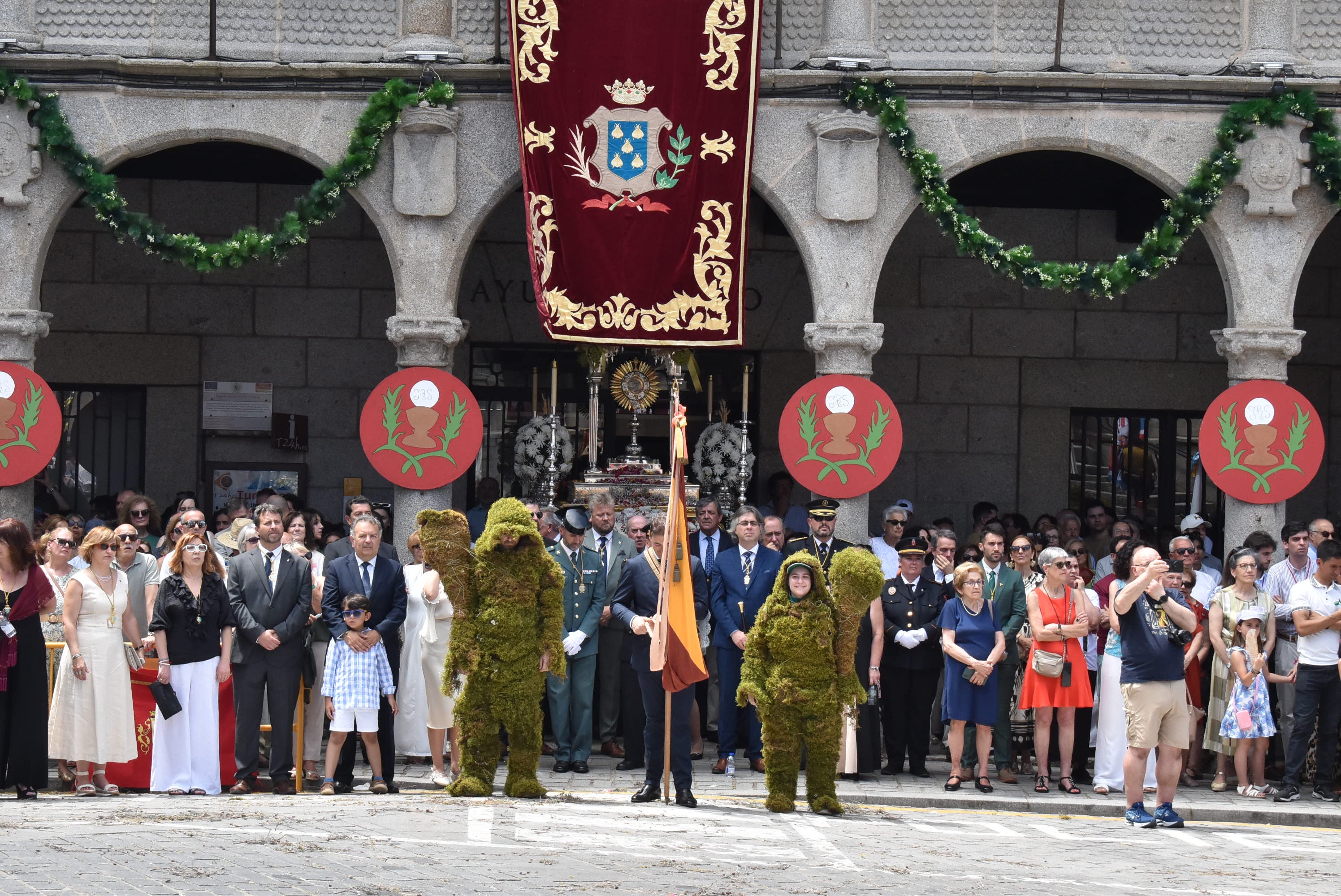 Béjar cumple un año más con la procesión del Corpus Christi como Fiesta de Interés Turístico Internacional