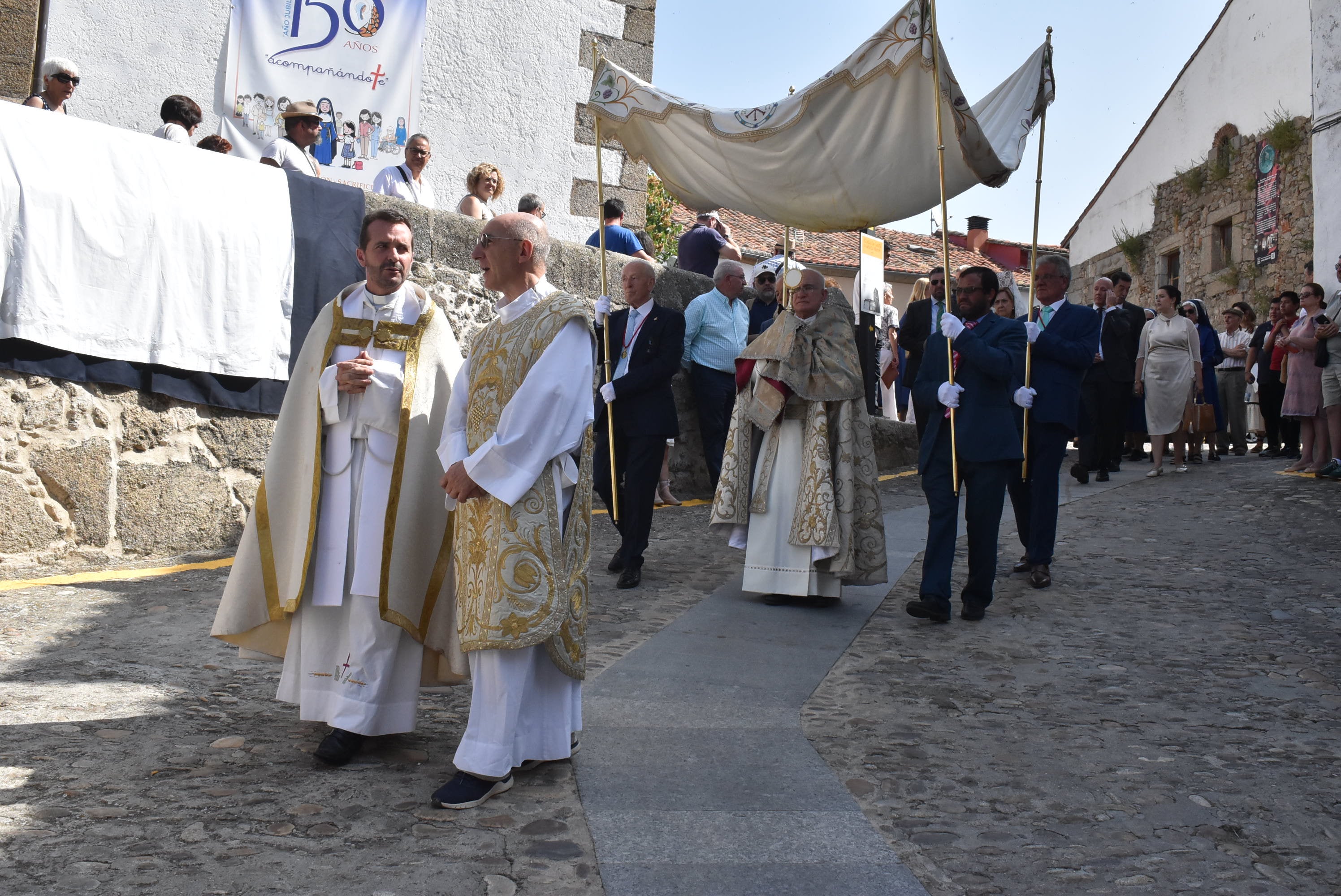 Béjar cumple un año más con la procesión del Corpus Christi como Fiesta de Interés Turístico Internacional