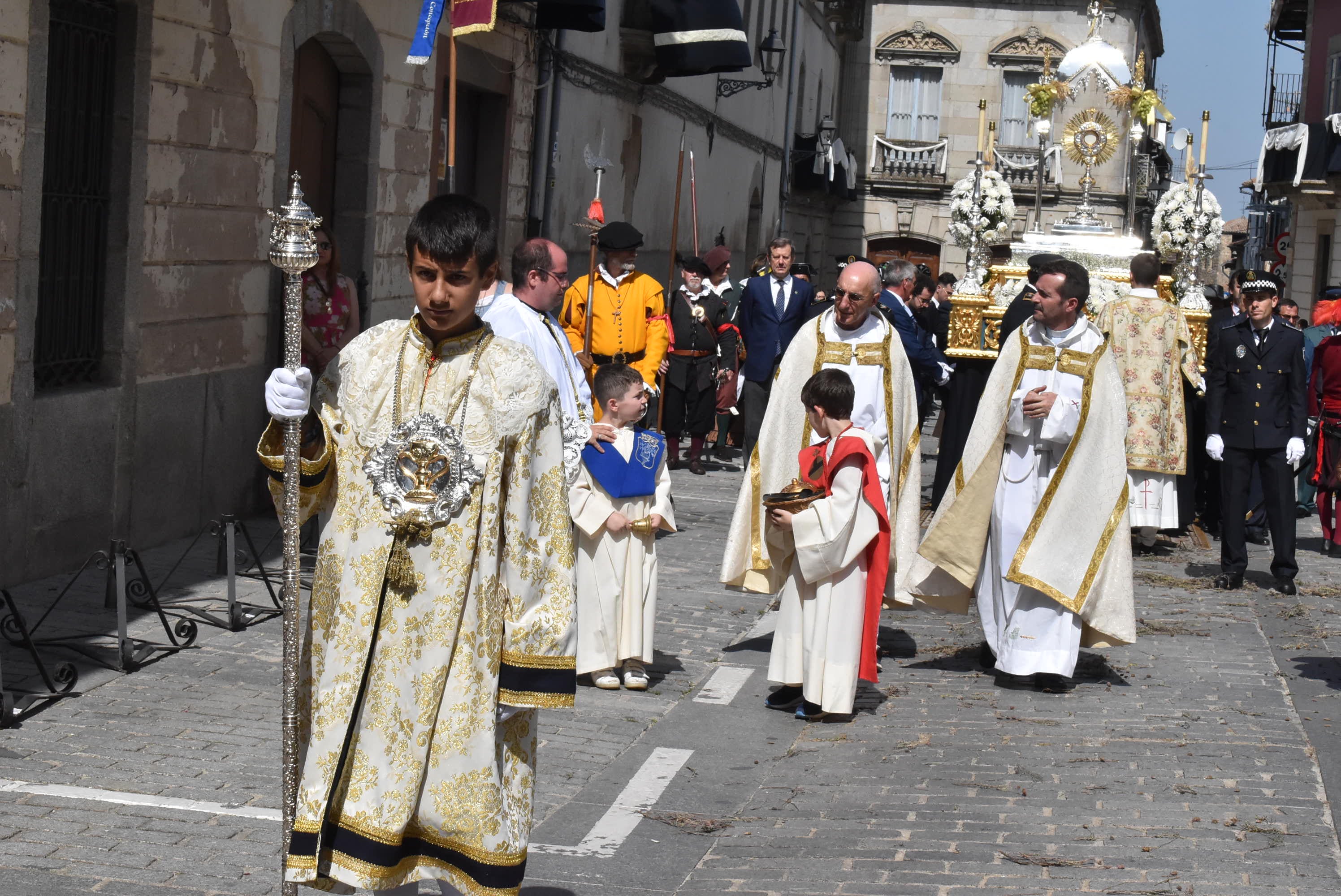 Béjar cumple un año más con la procesión del Corpus Christi como Fiesta de Interés Turístico Internacional