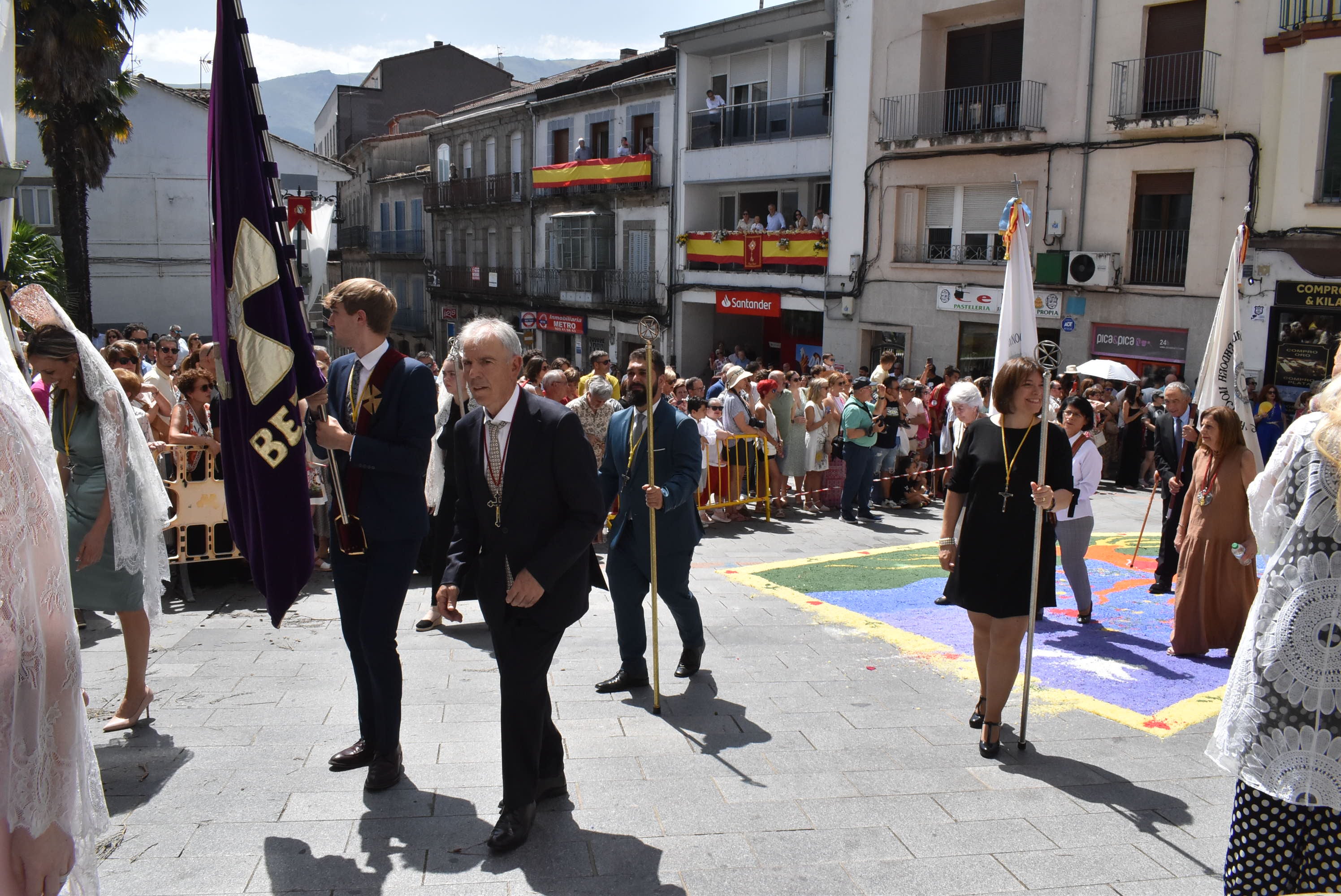 Béjar cumple un año más con la procesión del Corpus Christi como Fiesta de Interés Turístico Internacional