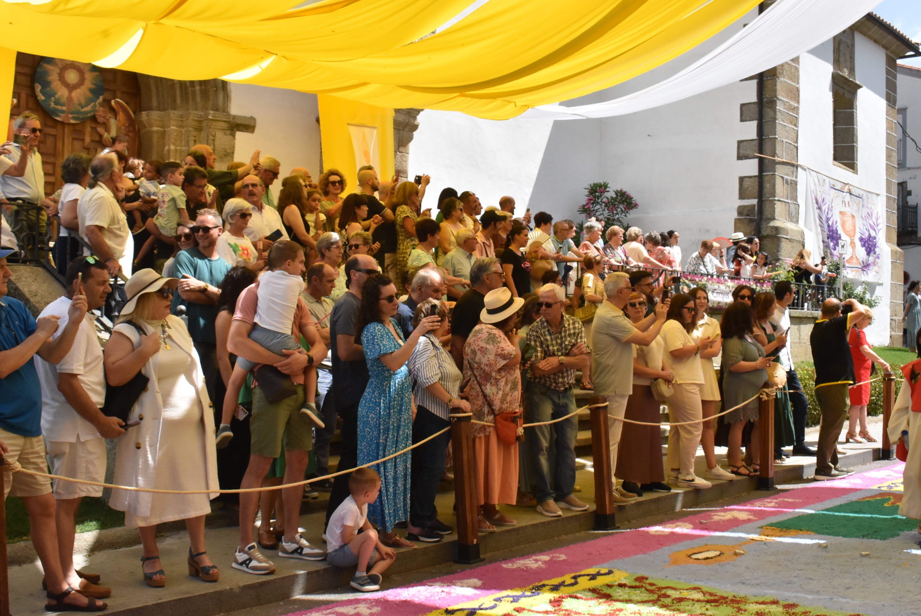 Béjar cumple un año más con la procesión del Corpus Christi como Fiesta de Interés Turístico Internacional