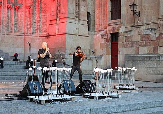 El concierto de Carlos Escobedo en el Patio Chico.