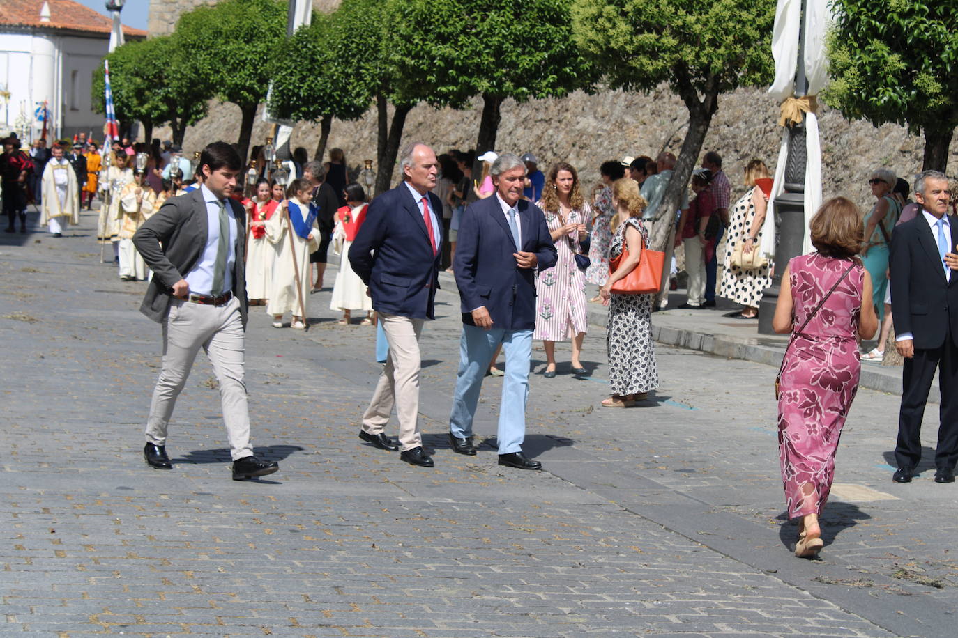 Béjar cumple un año más con la procesión del Corpus Christi como Fiesta de Interés Turístico Internacional