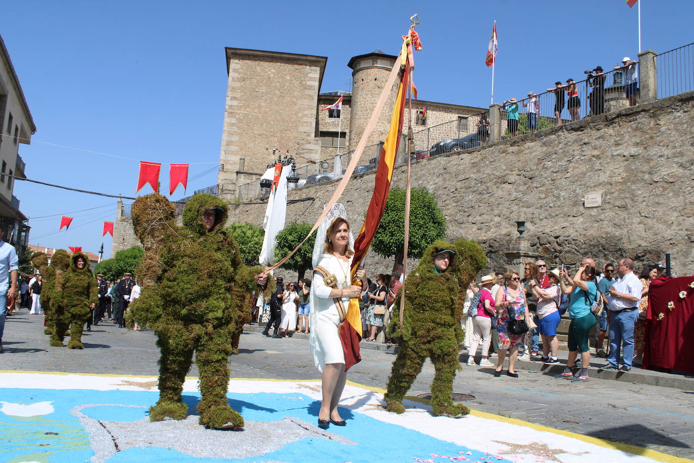 Béjar cumple un año más con la procesión del Corpus Christi como Fiesta de Interés Turístico Internacional