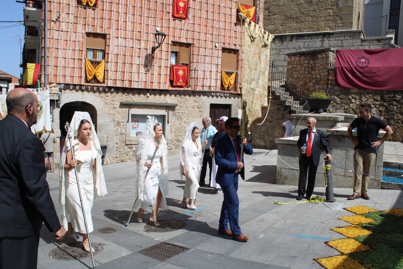 Béjar cumple un año más con la procesión del Corpus Christi como Fiesta de Interés Turístico Internacional