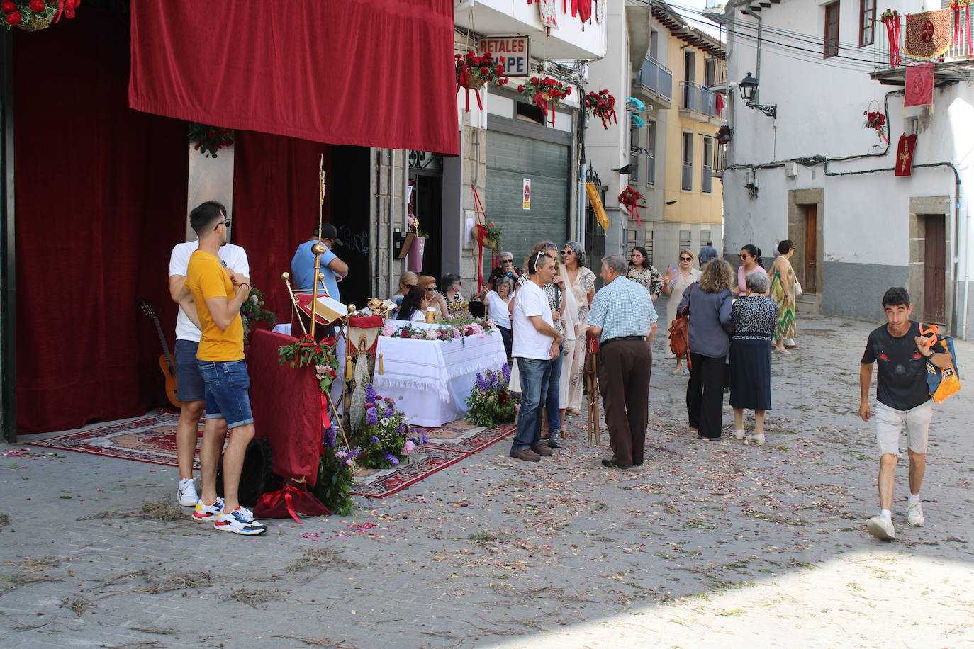 Béjar cumple un año más con la procesión del Corpus Christi como Fiesta de Interés Turístico Internacional