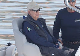 El Rey Juan Carlos, en Sanxenxo.