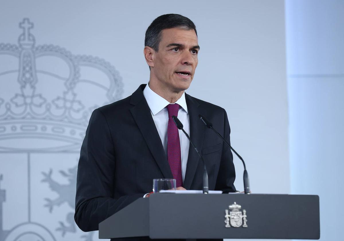 El presidente del Gobierno, Pedro Sánchez.