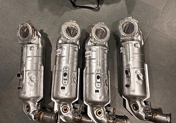 Catalizadores y otros efectos intervenidos.